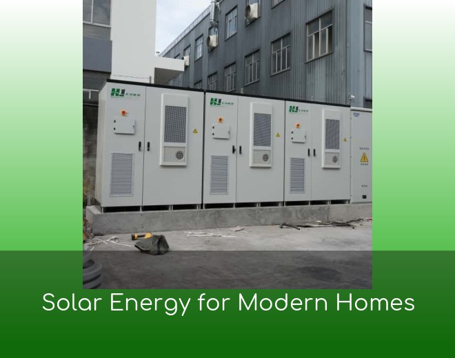 Solar Energy for Modern Homes